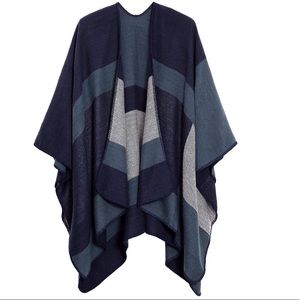 Women's Shawl Wrap Open Front Poncho Cape
